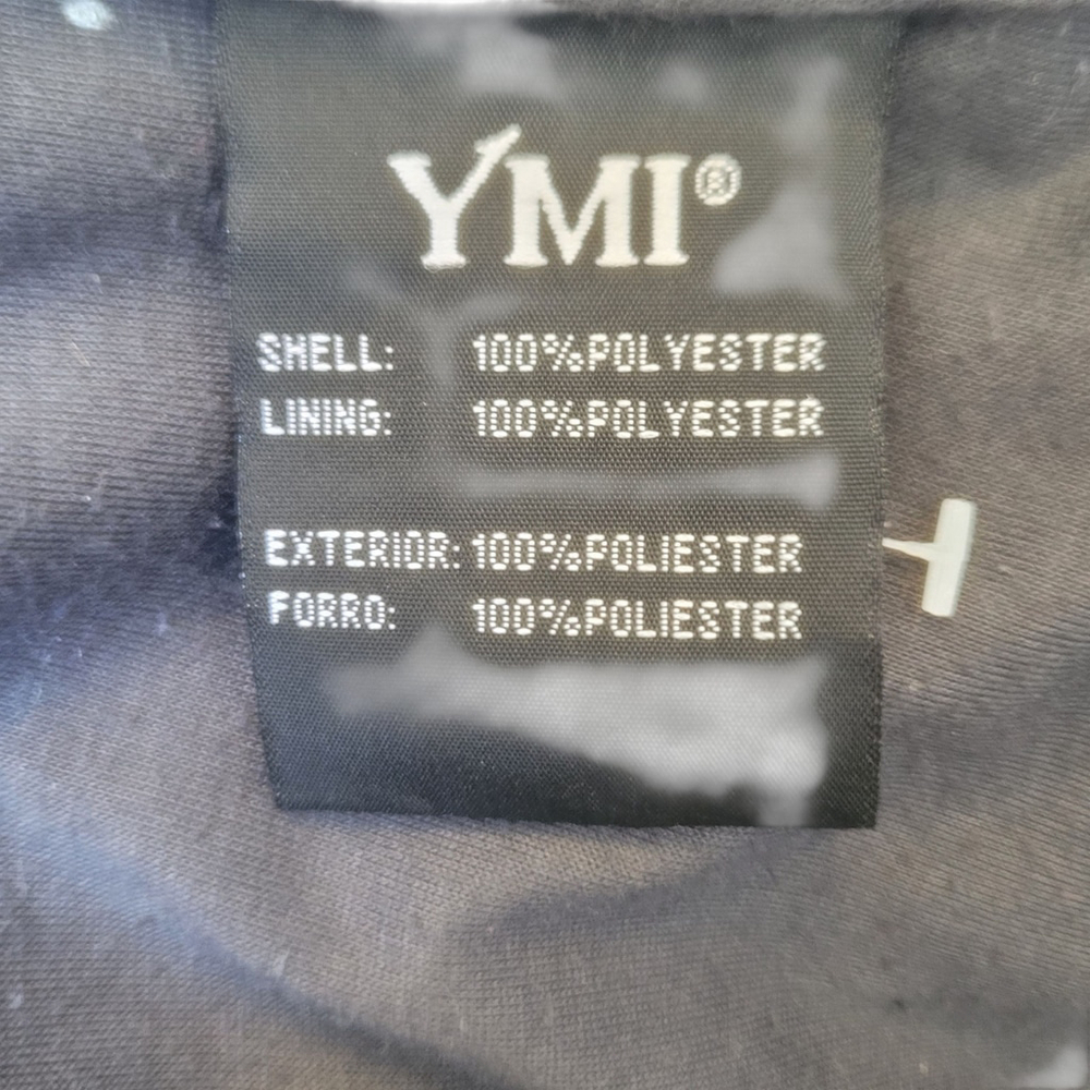 YMI Womens Plus Grey Moto‎ Jacket sz 1X Faux Suede Super Soft Lined For Warmth - Picture 8 of 10